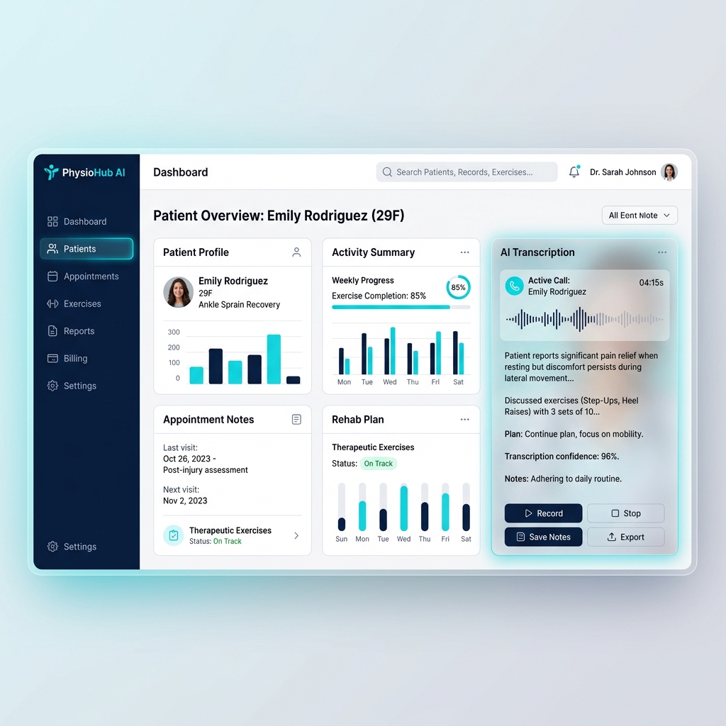 Software de gestion para clinica de fisioterapia AI.FISIO