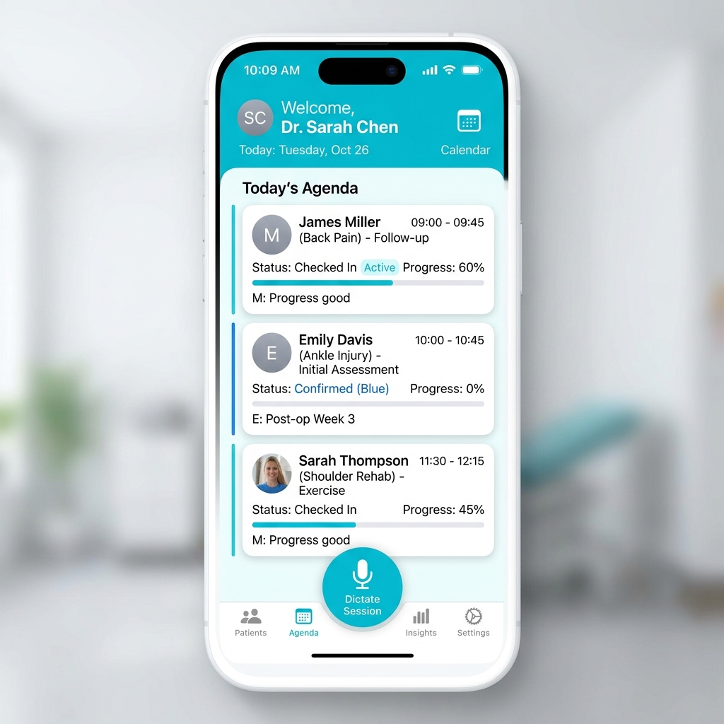 Gestion movil de pacientes para clinica de fisioterapia